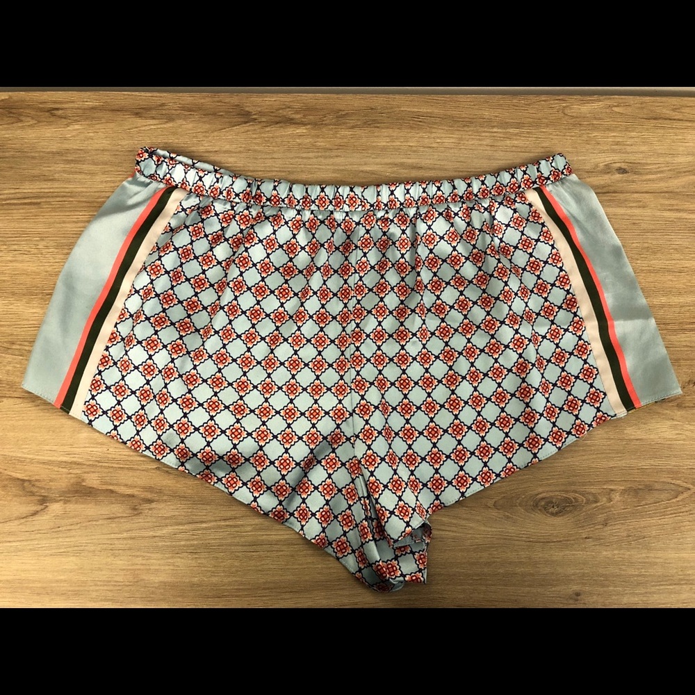 Victoria’s Secret Satin Multicolored Shorts.